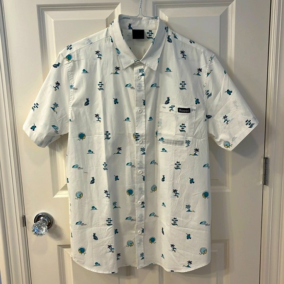 NWOT Men’s Button-down Hawaiian Shirt - Picture 1 of 5